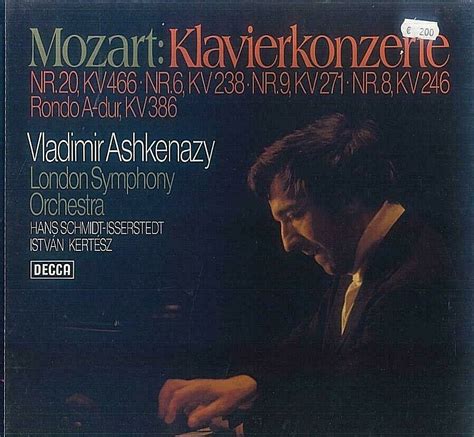 Mozart Vladimir Ashkenazy Klavierkonzerte Nr Kv Nr