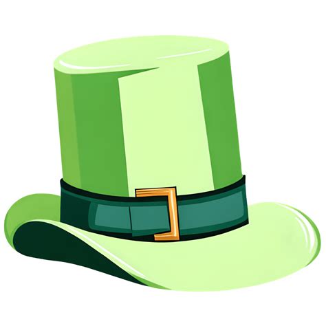 Green Top Hat Digital Graphic · Creative Fabrica