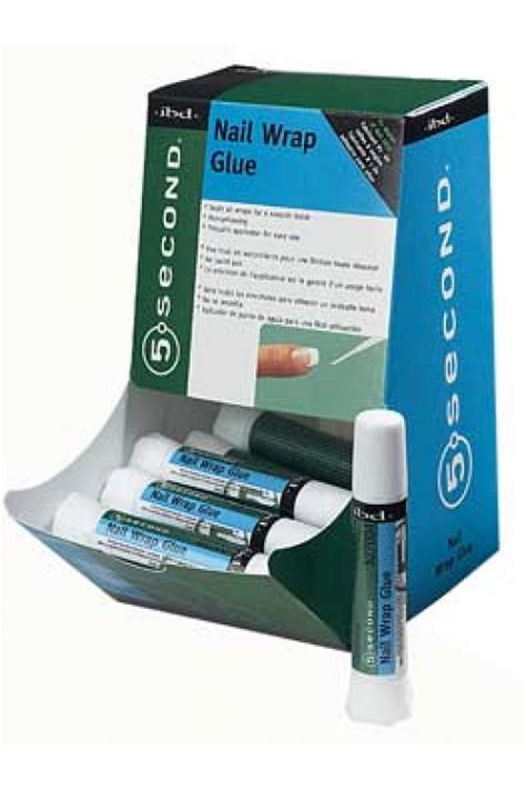 Ibd 5 Second Nail Wrap Glue 12 Pack Display