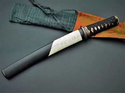 Citadel Tanto Damascus Moya Japanese Style Knife Depdep