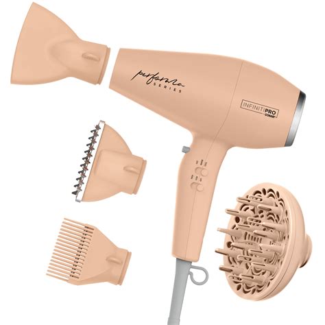 Infinitipro By Conair Performa Series Hair Dryer With Diffuser Plus 3 Other Attachments 1875w