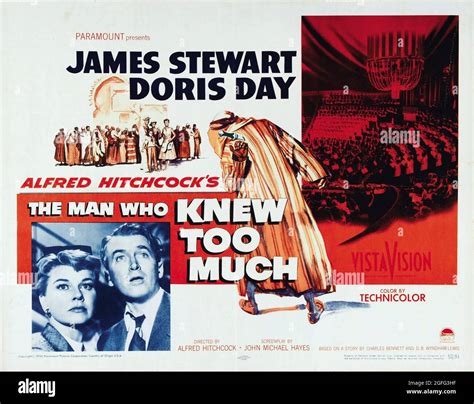 Movie Poster The Man Who Knew Too Much Is A American Suspense