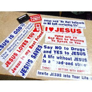 Free Christian Bumper Stickers | VonBeau