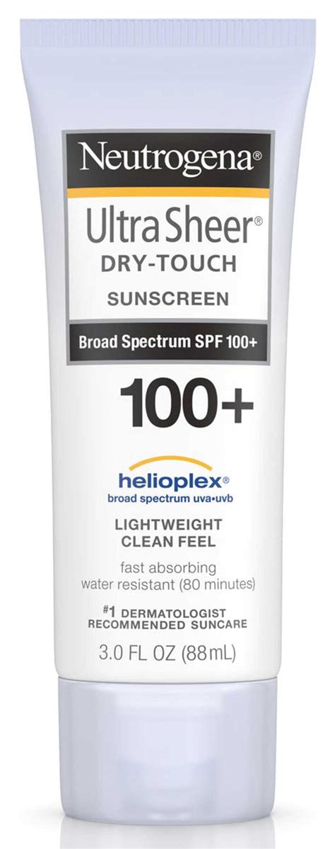 Buy Neutrogena Ultra Sheer Dry Touch Sunscreen Broad Spectrum SPF 100