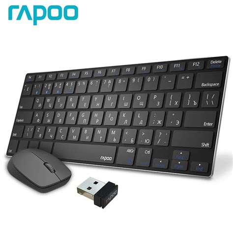 Rapoo M Multi Mode Silent Keyboard And Mouse Combo Wireless