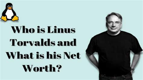 Linus Torvalds Net Worth Income Age Wiki Career Bio