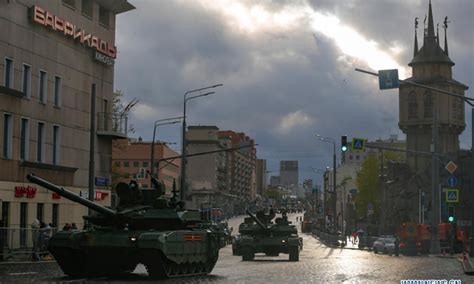 Victory Day Parade Rehearsal Held In Moscow Russia Global Times