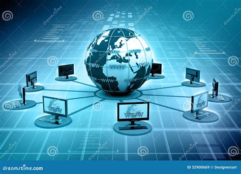 Global Computer Network Royalty Free Stock Images - Image: 32900669