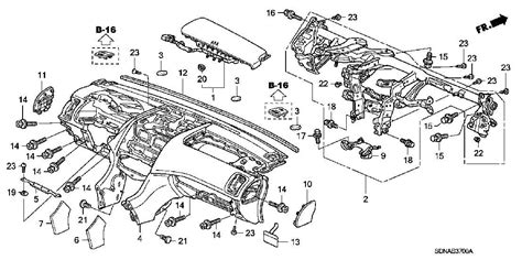 Exploring The Anatomy Of A 2007 Honda Accord A Parts Diagram