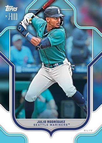 2023 Topps X Julio Rodriguez Baseball Checklist Box Info Details