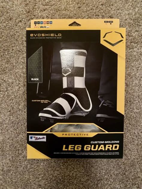 Evoshield Youth Evocharge Batters Leg Guard Baseball Black