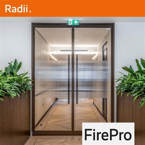 Firepro E Single Glazed Fire Rated Glass Partition System And Fire