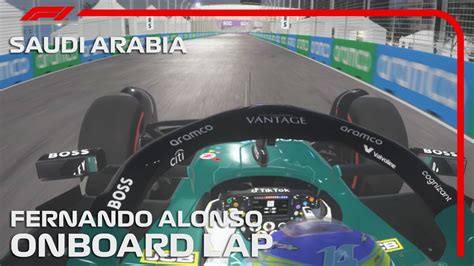 Fernando Alonso Onboard Lap Around Jeddah Saudi Arabian GP 2024 YouTube