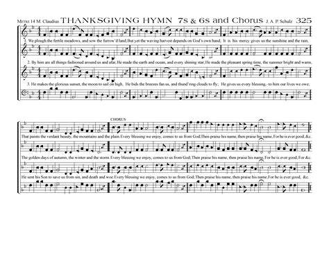 Thanksgiving Hymn