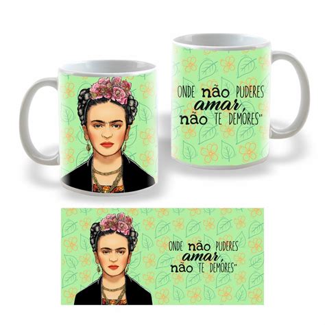 Caneca Frida Kahlo Personalizada Caneca Frida Kahlo Canecas Netflix