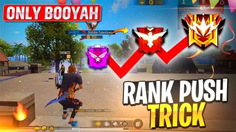 Only Booyah Rank Push Tips And Tricks Br Rank Push Tricks Fast