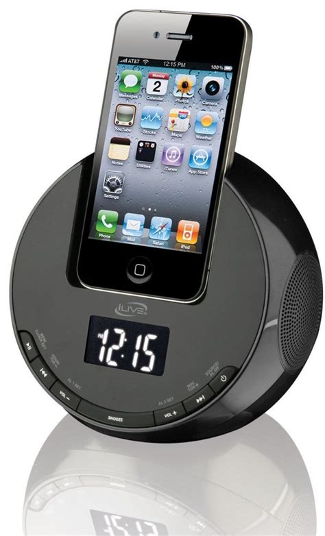 Ilive Clock Radio With Dock For Iphone Ipod 7 Gadgets