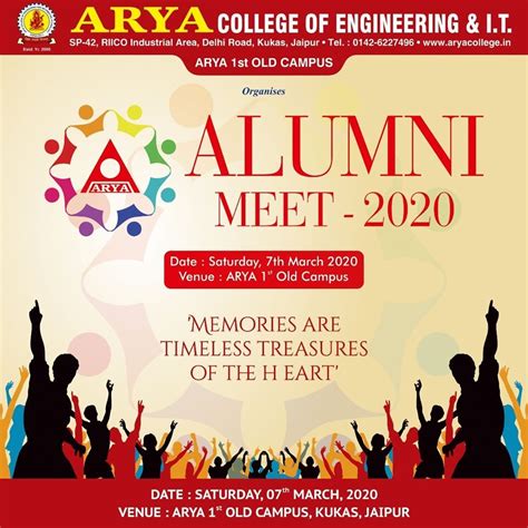 Alumni Meet 2020 Alumni Flyer Design Inspiration Olds