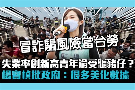 【cnews】失業率創新高！青年淪受騙豬仔？楊寶楨批政府：很多美化數據 匯流新聞網