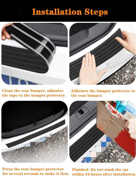 Fasce Decorative E Protettive MARCHFA Auto Posteriore Paraurti