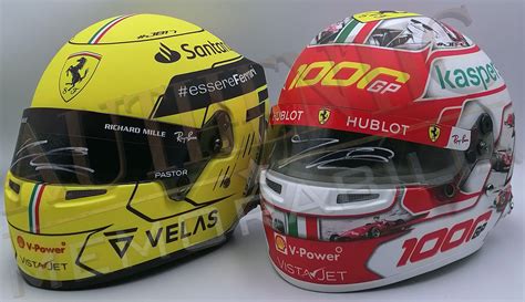 Charles Leclerc Signed Limited Edition Helmets