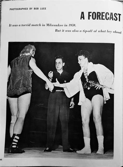 Wrestling Revue Magazine Dec 1961 Womens Wrestling Wrestling