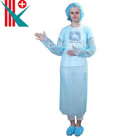 AAMI Pb 70 2012 Standard Level 3 Disposable Isolation Gown China CPE