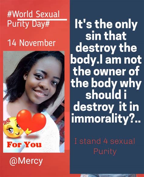 Do You Know Today Is World Sexual Purity Day Celebrities Nigeria