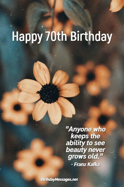 70th Birthday Wishes Quotes Birthday Messages For 70 Year Olds Artofit