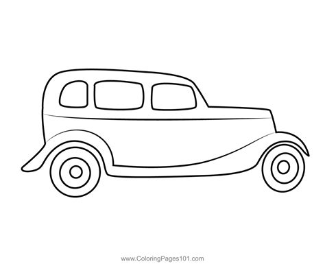 Old Vintage Car Coloring Page For Kids Free Vintage Cars Printable