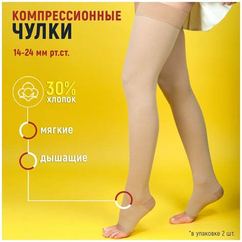 Матовые компрессионные чулки для беременных — купить по низкой цене на ...