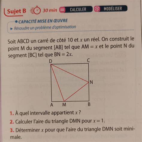 Devoir De Mathématiques Super Importantcest Pour Un Devoir Maison