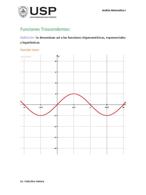 Funcion Trascendentes Pdf Funciones Trigonométricas Relaciones