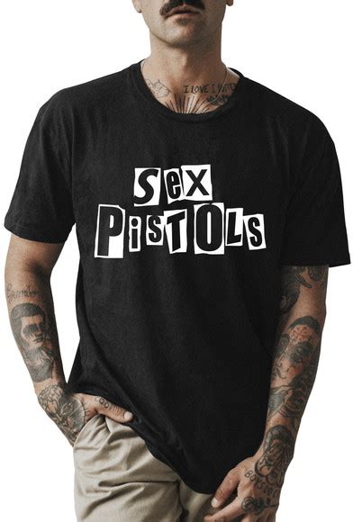 Camiseta Sex Pistols Rockwear Preta Elo7 Produtos Especiais