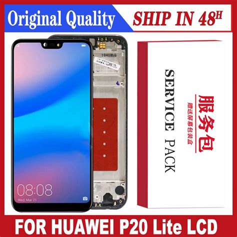 Original 5 84 Lcd For Huawei P20 Lite Nova 3e Lcd Display Touch Screen Digitizer Assembly Ane