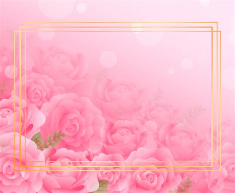 Elegant Pink Rose Background Vector Art And Graphics