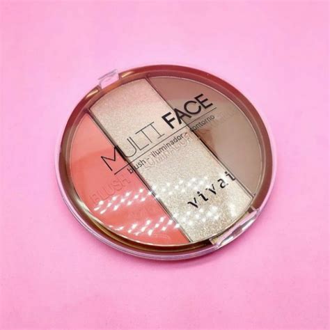 Paleta Multi Face Vivai Blush Contorno Iluminador Shopee Brasil