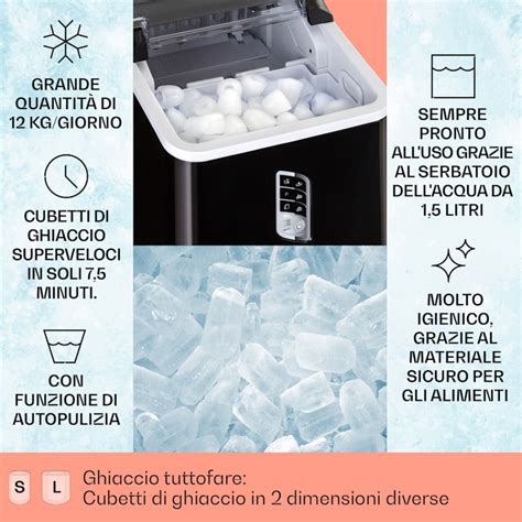 Macchina Per La Produzione Di Cubetti Di Ghiaccio Albaron 12kg 24h