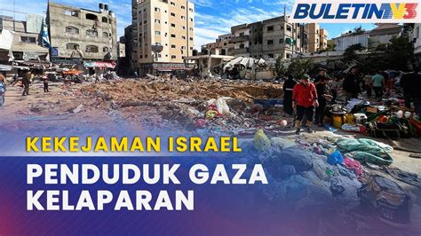 Kekejaman Israel Trak Bantuan Makanan Dipintas Penduduk Gaza Yang