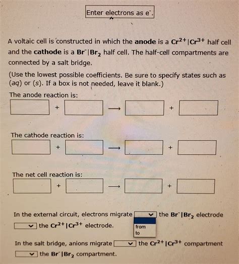 Answered Voltaic Cell Is Constructed In Which Bartleby