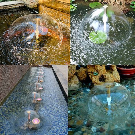 FONTAINE DE JARDIN Brass Fontaine en forme de champignon à filetage