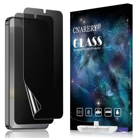 Pack Cnarery Privacy Screen Protector For Galaxy S Fingerprints