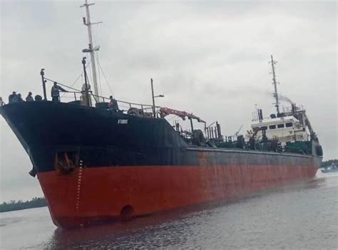 Nnpcl Destroys Vessel Transporting Stolen Crude Oil Heading To Cameroun