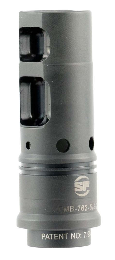 Surefire Sfmb762 Suppressor Adapter Muzzle Brake 762mm 58 24 Tpi Stainless Steel Black Egunco