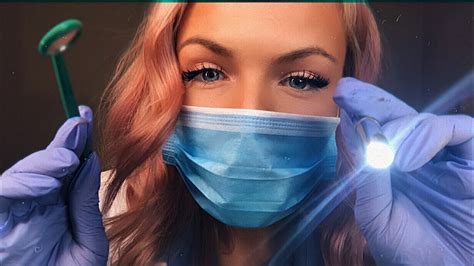 Asmr Dental Exam Roleplay Video Edit Inaudible Whispers Latex Gloves Scratching Youtube