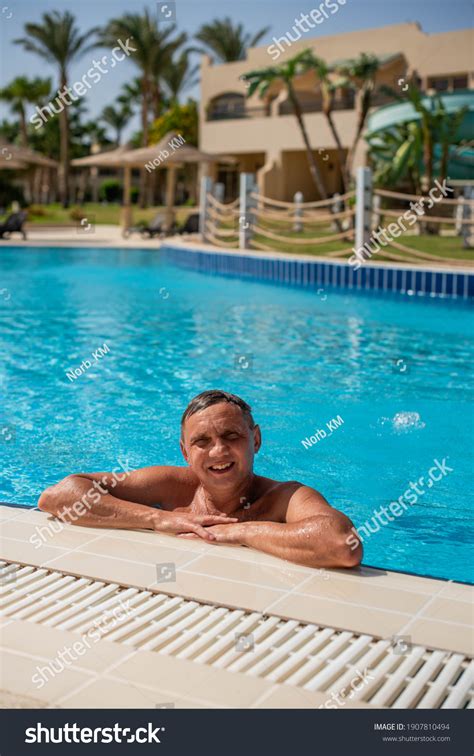 Handsome Guy Half Naked Cheerful Man Smiling Stock Photo Shutterstock