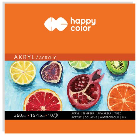 Blok Do Akrylu 10 Ark 360g Happy Color HAPPY COLOR