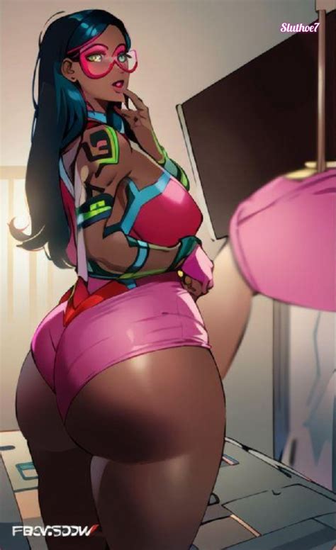 Ass Hentai Ai Generated Ass Big Ass Dark Skin Pink Panties Sluthoe7