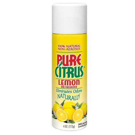 Pure Citrus 4 Oz Lemon Air Freshener Spray NA230 6 The Home Depot