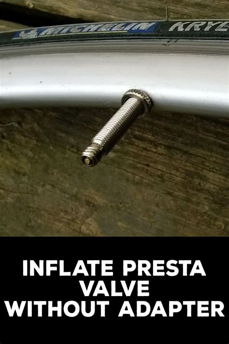 Inflate Presta Valve Without Adapter